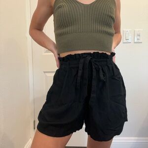 Hollister Black High Waist Women's Shorts